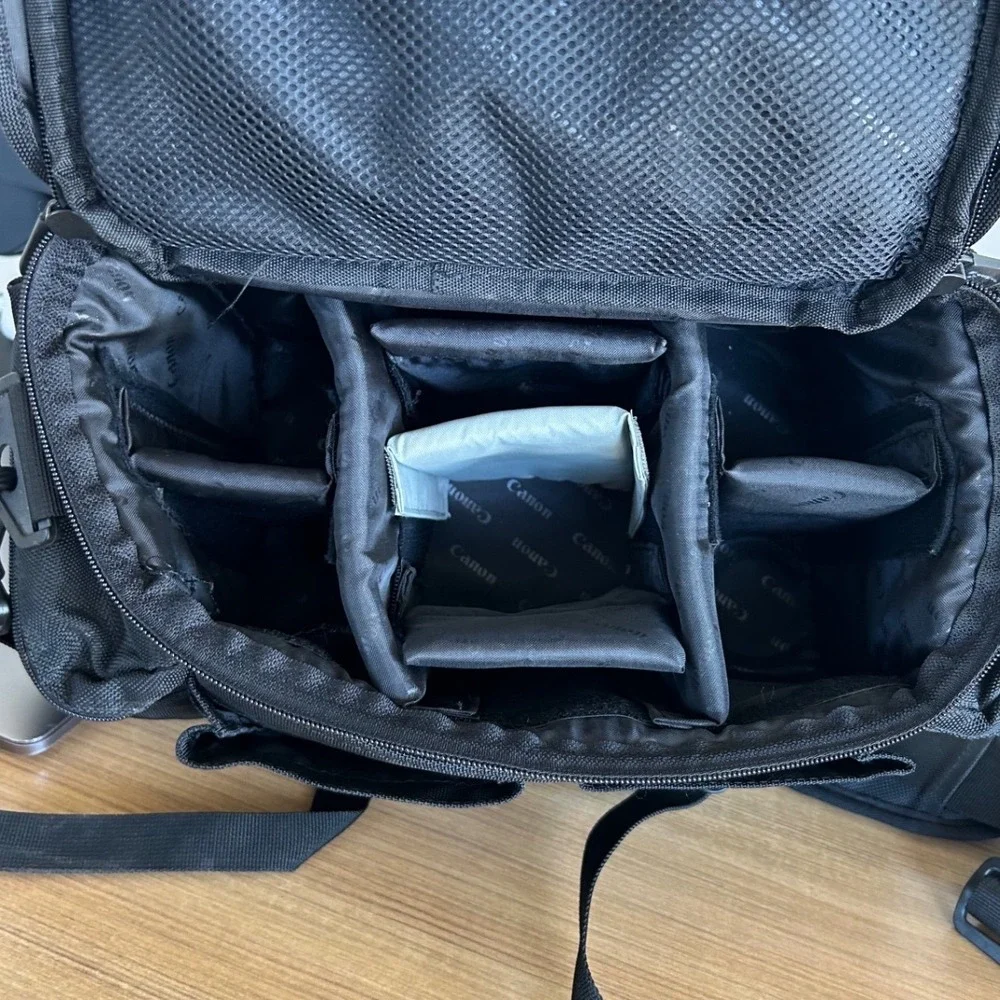 Canon EOS Utility Tech Camera Bag‎ Black Gray DSLR Gadget Case Normcore